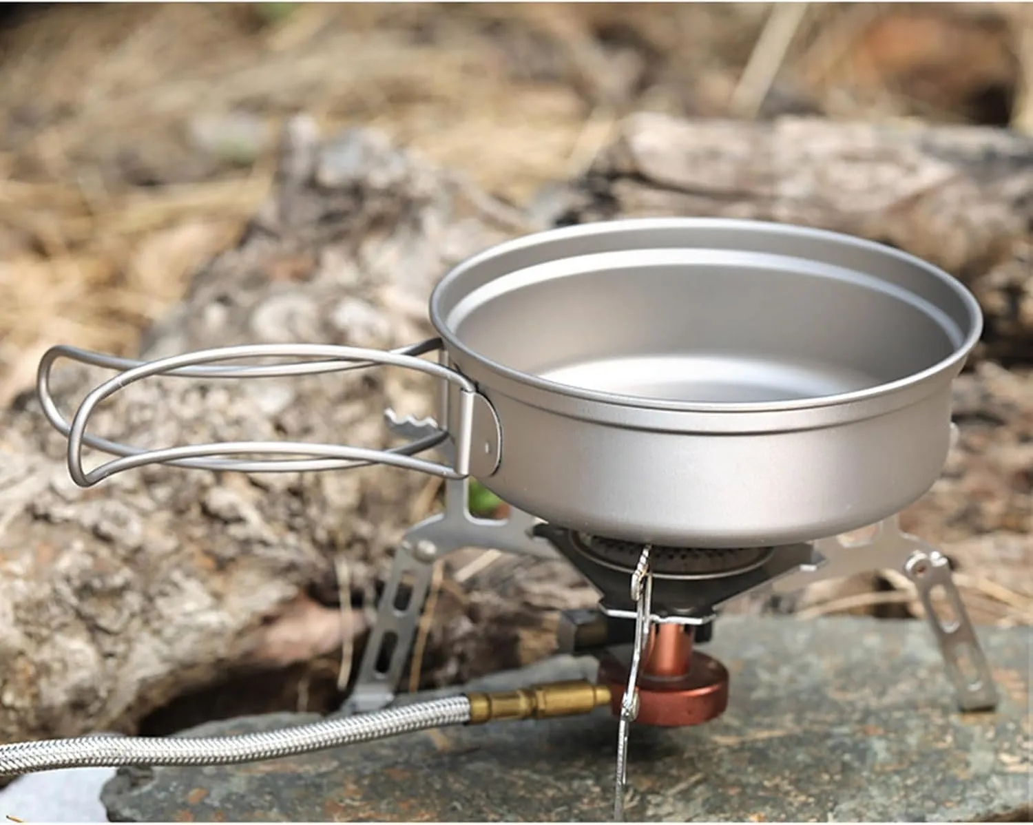 Large Capacity Backpacking Cookware Folding Handle Dinner Plate For Camping Picnics Outdoor Meals