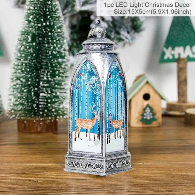 LED Christmas Decoration Lanterns (2 pcs set)
