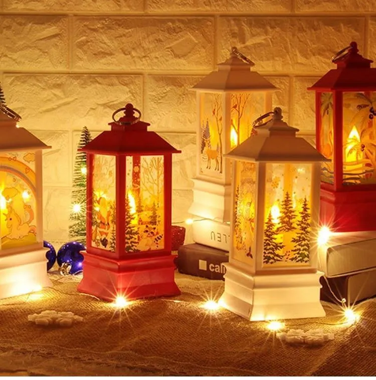 LED Christmas Decoration Lanterns (2 pcs set)