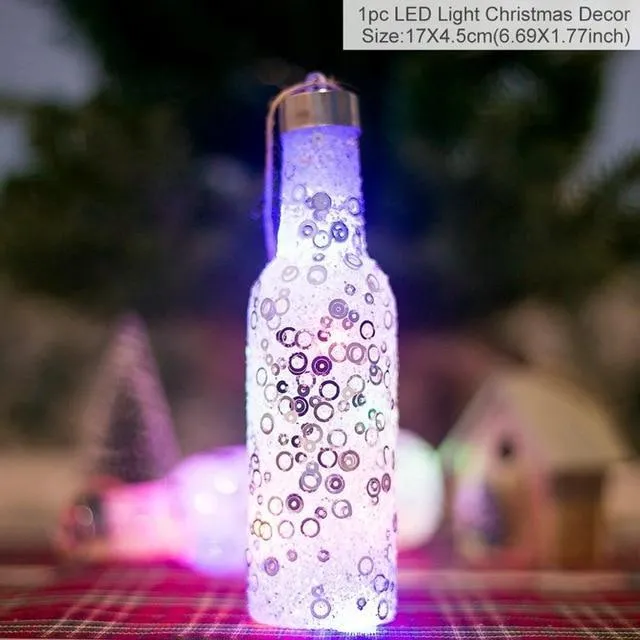 LED Christmas Decoration Lanterns (2 pcs set)