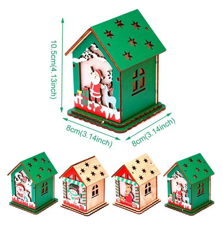 LED Christmas Decoration Lanterns (2 pcs set)