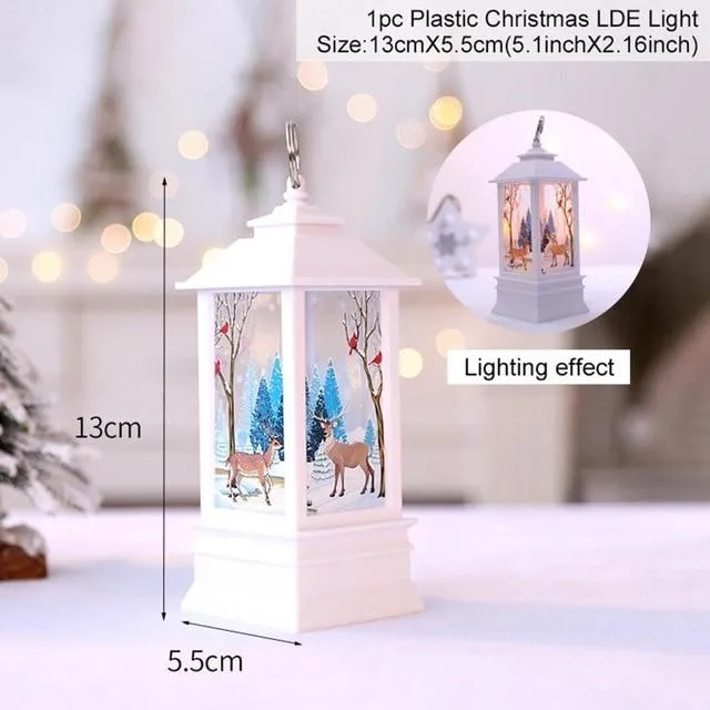 LED Christmas Decoration Lanterns (2 pcs set)