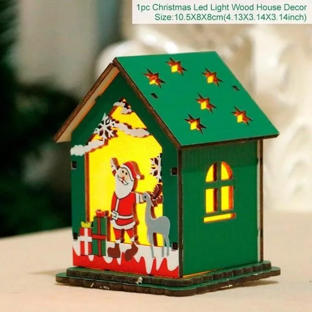 LED Christmas Decoration Lanterns (2 pcs set)