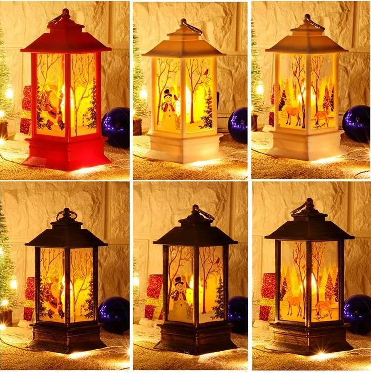 LED Christmas Decoration Lanterns (2 pcs set)