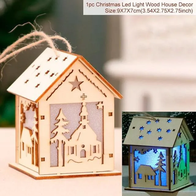 LED Christmas Decoration Lanterns (2 pcs set)