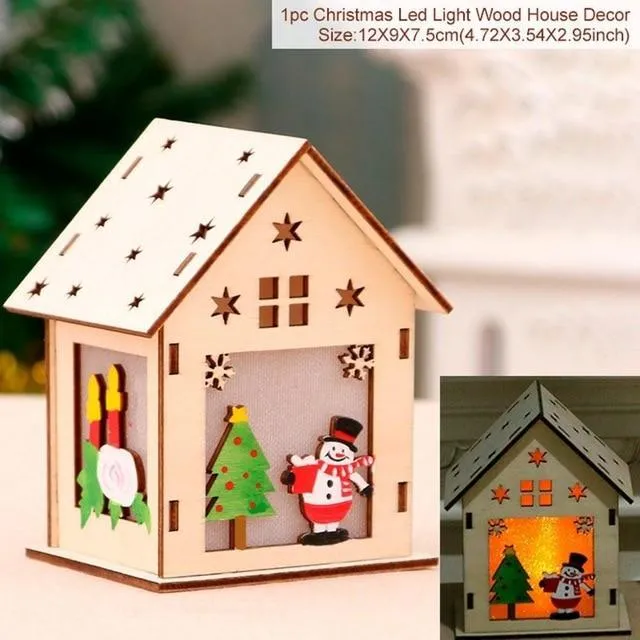 LED Christmas Decoration Lanterns (2 pcs set)