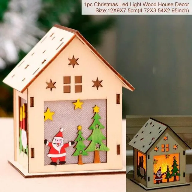 LED Christmas Decoration Lanterns (2 pcs set)