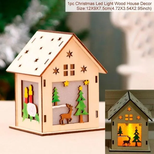 LED Christmas Decoration Lanterns (2 pcs set)