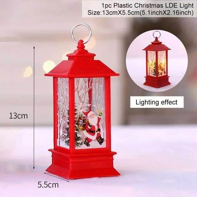 LED Christmas Decoration Lanterns (2 pcs set)