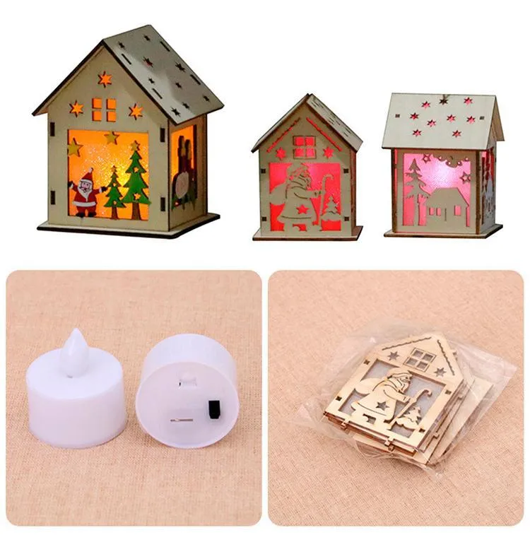 LED Christmas Decoration Lanterns (2 pcs set)
