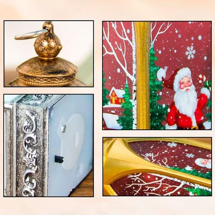 LED Christmas Decoration Lanterns (2 pcs set)
