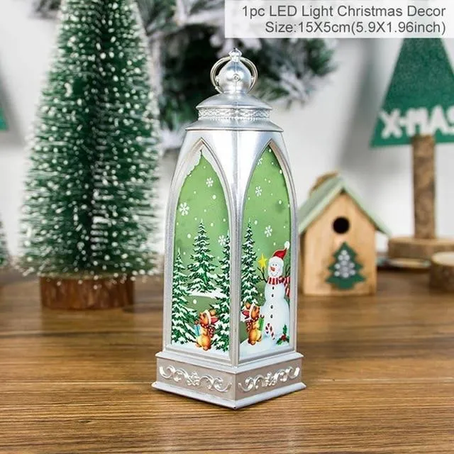 LED Christmas Decoration Lanterns (2 pcs set)