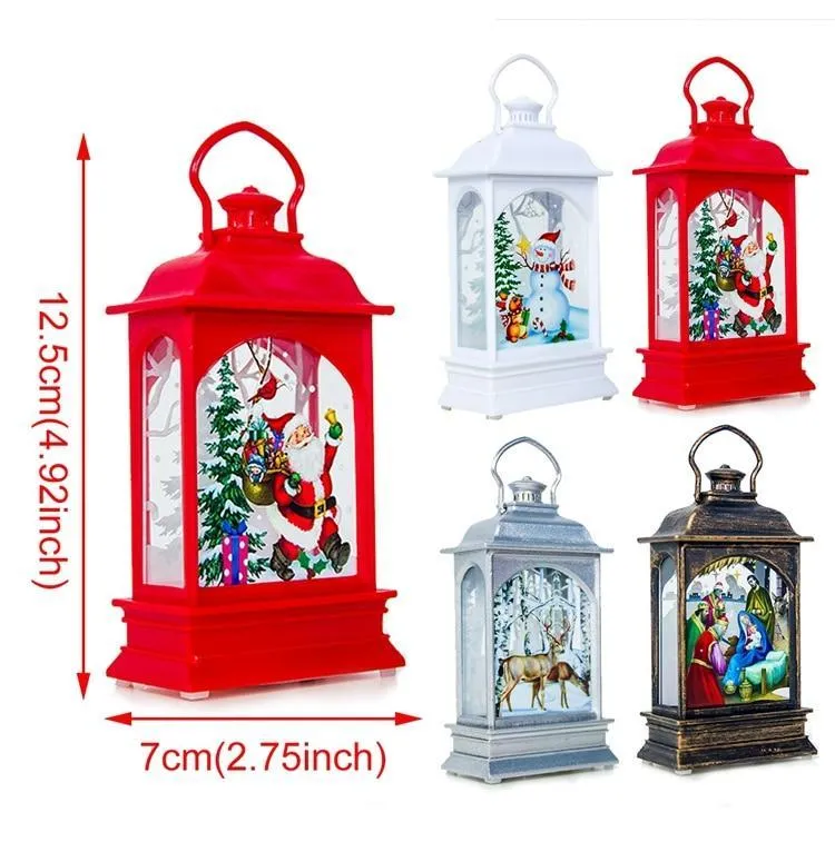 LED Christmas Decoration Lanterns (2 pcs set)