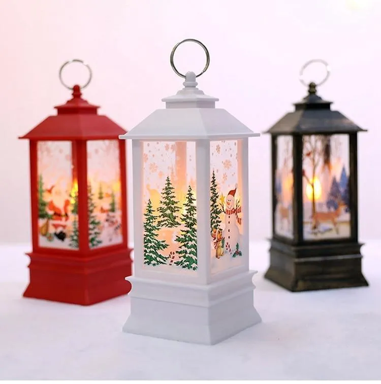 LED Christmas Decoration Lanterns (2 pcs set)