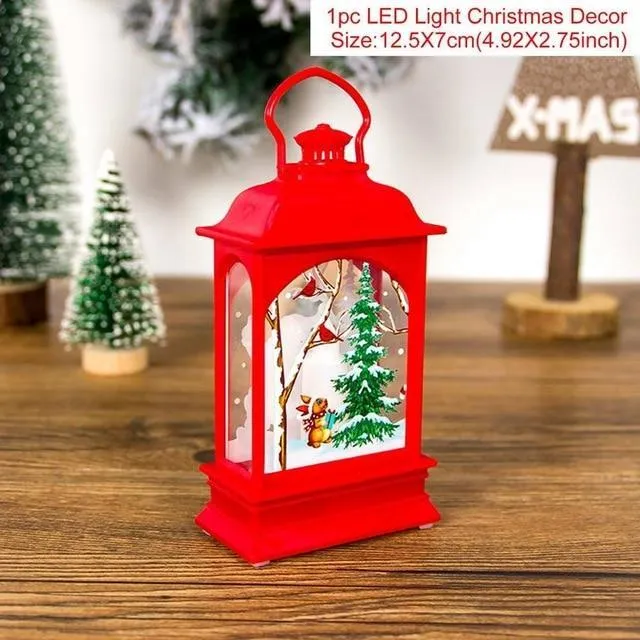 LED Christmas Decoration Lanterns (2 pcs set)