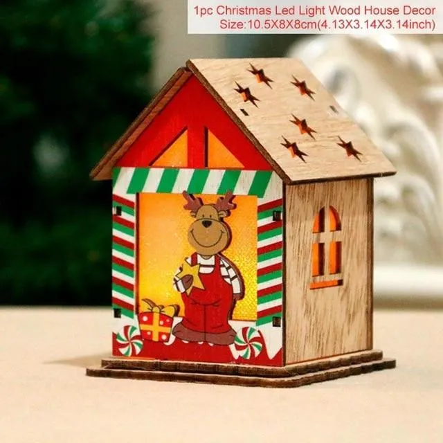 LED Christmas Decoration Lanterns (2 pcs set)