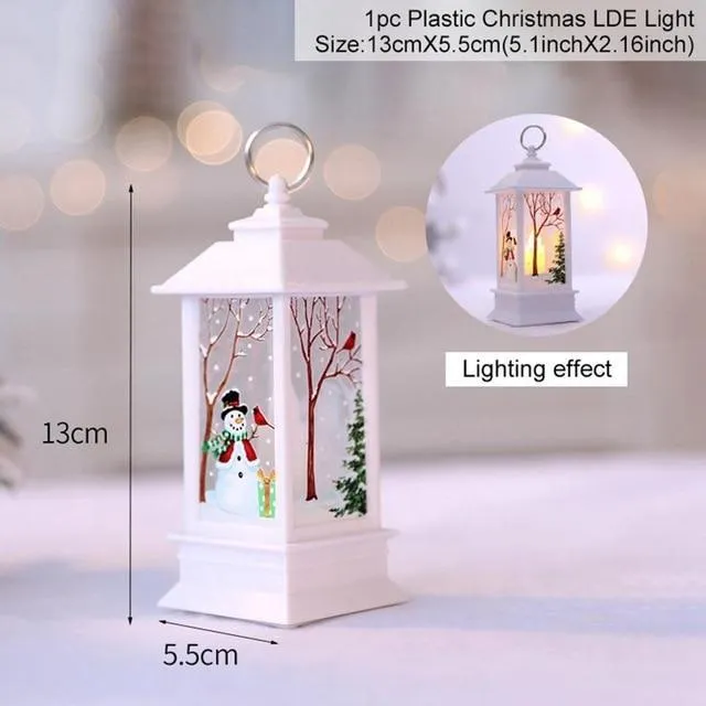 LED Christmas Decoration Lanterns (2 pcs set)