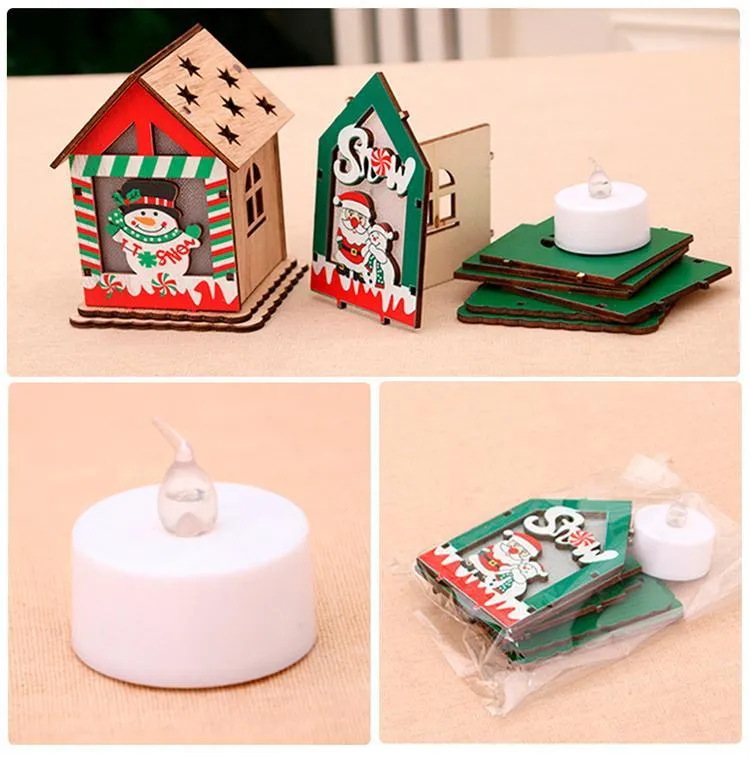 LED Christmas Decoration Lanterns (2 pcs set)