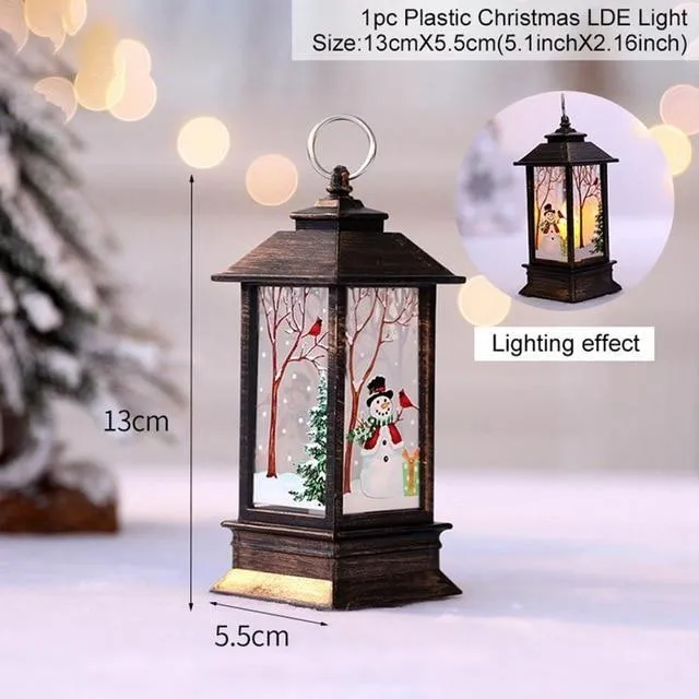 LED Christmas Decoration Lanterns (2 pcs set)