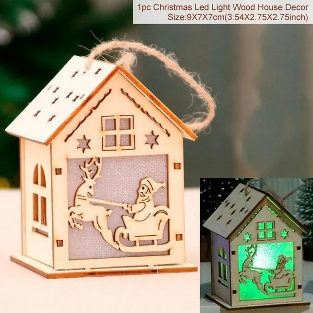 LED Christmas Decoration Lanterns (2 pcs set)