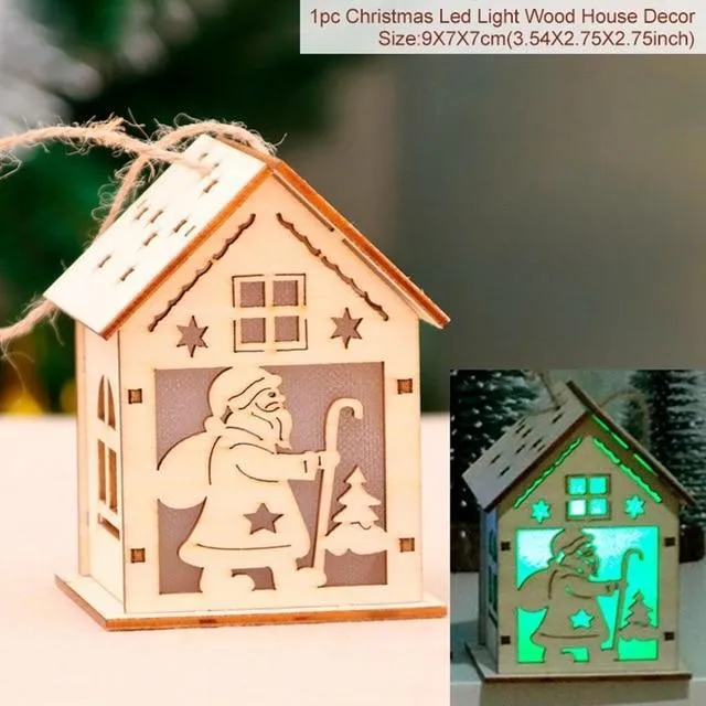 LED Christmas Decoration Lanterns (2 pcs set)
