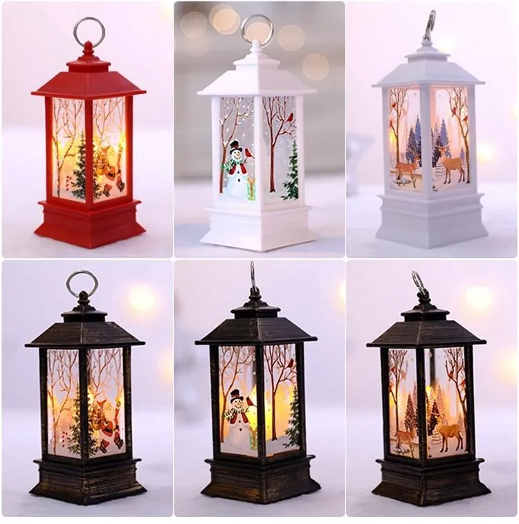 LED Christmas Decoration Lanterns (2 pcs set)