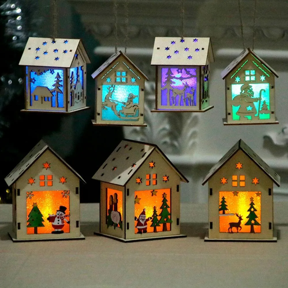 LED Christmas Decoration Lanterns (2 pcs set)