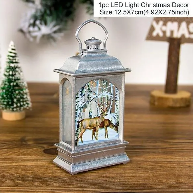 LED Christmas Decoration Lanterns (2 pcs set)