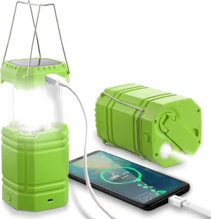 LED Lanterns Hand Crank & Solar Powered