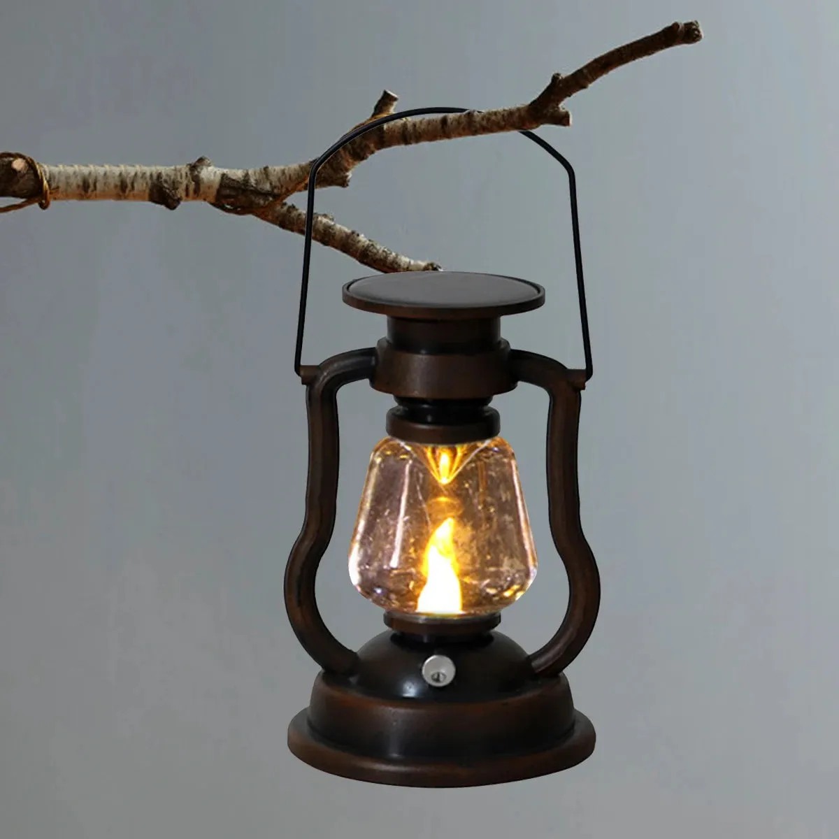 LED Solar Retro Oil Lamp