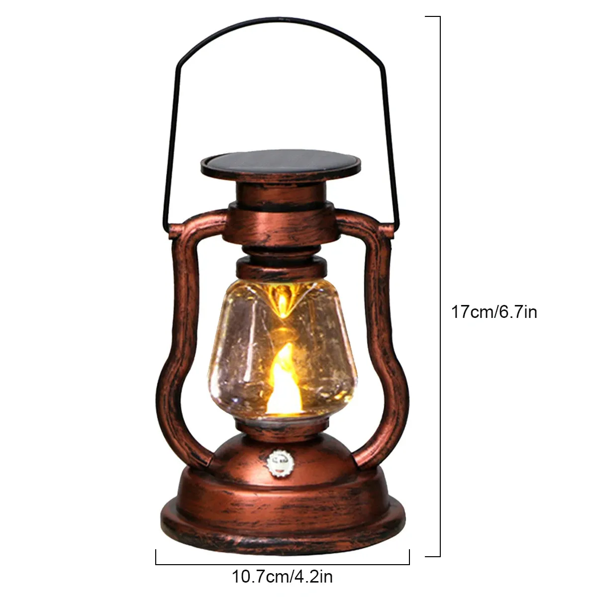 LED Solar Retro Oil Lamp