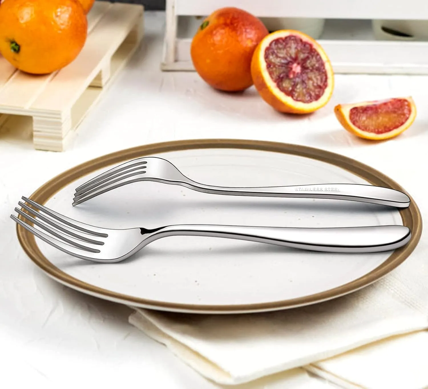 LIANYU 65-Piece Heavy Duty Silverware Set with Serving Utensils, Stainless Steel Flatware Set for 12, Thick Cutlery Eating Utensils Include Fork Knife Spoon, Mirror Finished, Dishwasher Safe