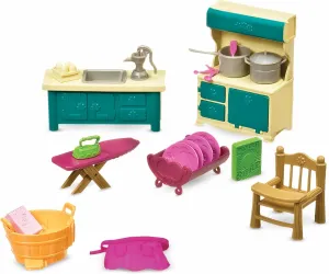 Li'l Woodzeez Kitchenette & Housekeeping Set