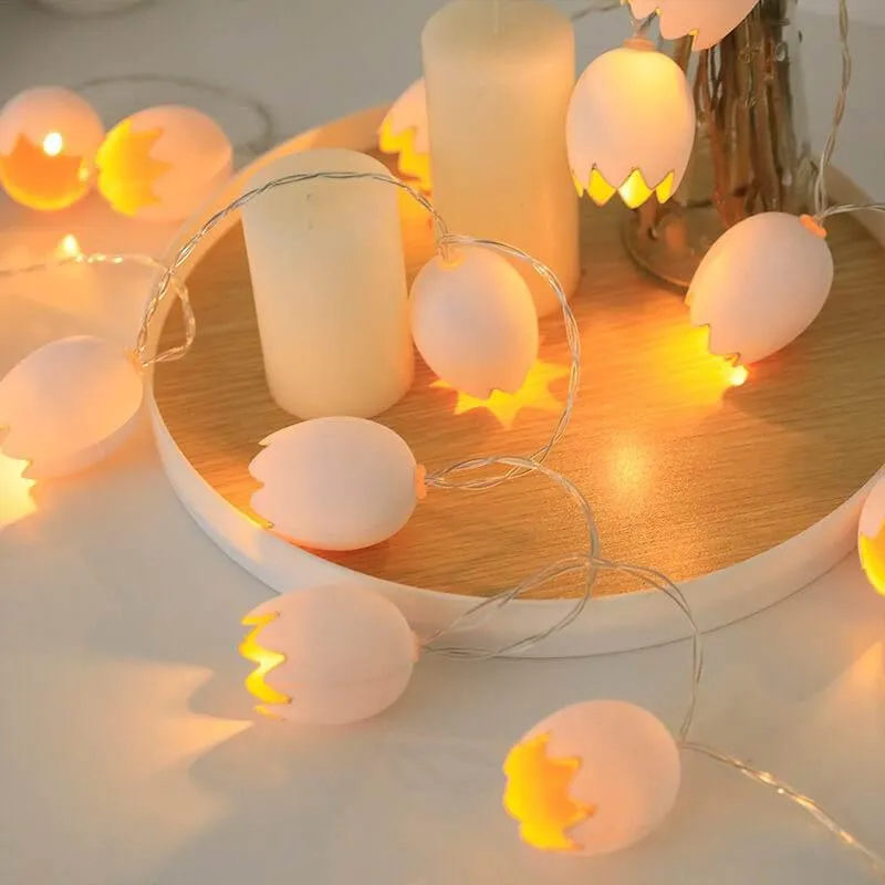 Linen Lantern String Lights - Outdoor Fairy Decorative Lighting