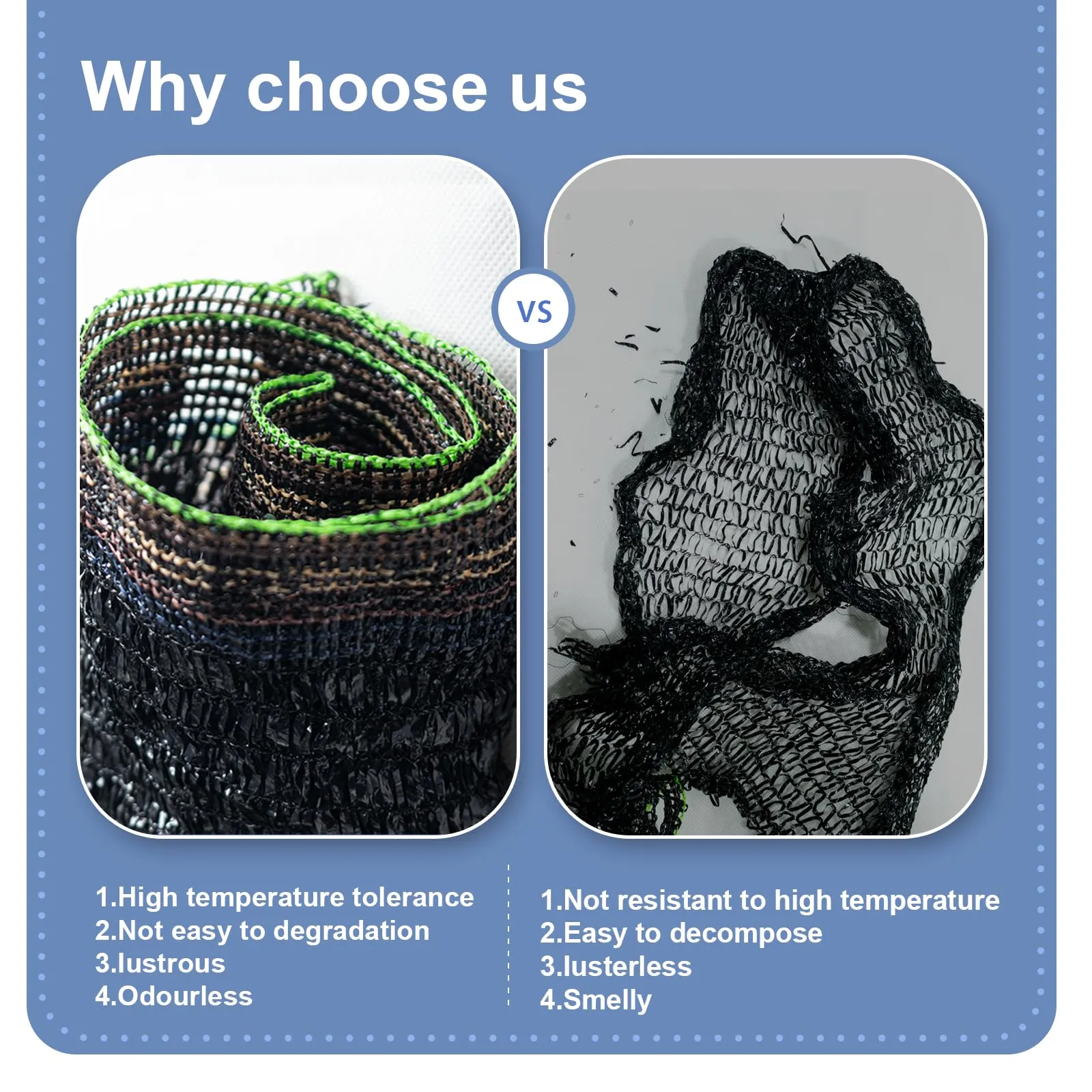 LOVE STORY 10x15FT 55% Black Shade Cloth Sun Shade Net UV Resistant Mesh Tarp Plant Cover Sunblock Net for Garden,Greenhouse,Vegetables,Flowers