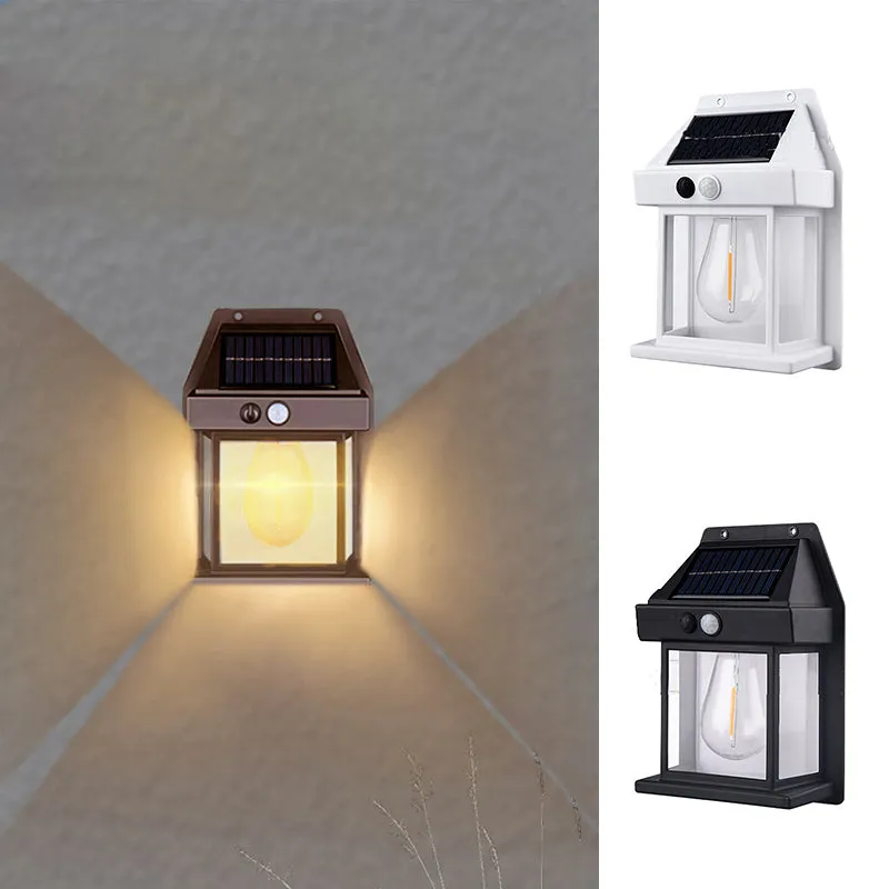 LumaWall | Solar Wall Lantern for Pathways and Outdoor Décor