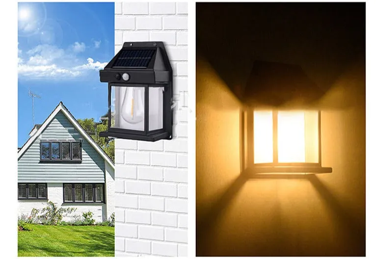LumaWall | Solar Wall Lantern for Pathways and Outdoor Décor
