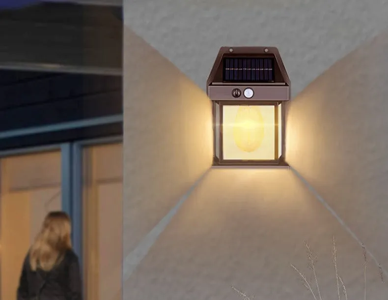 LumaWall | Solar Wall Lantern for Pathways and Outdoor Décor
