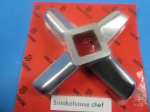 *Made in ITALY* Heavy Duty #42 size Commercial Meat grinder knife Cutter Blade for Hobart Biro Berkel Univex Cabelas etc