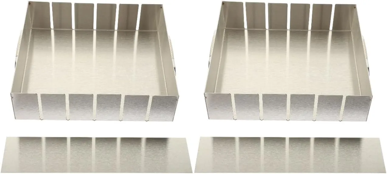 MAGICLULU 2sets Nougat Baking Sheet Pan and Tray Mold Nougat Candy Making Tools Gelatin Cake Cutting Pan Baking Supplies for Homemade Desserts