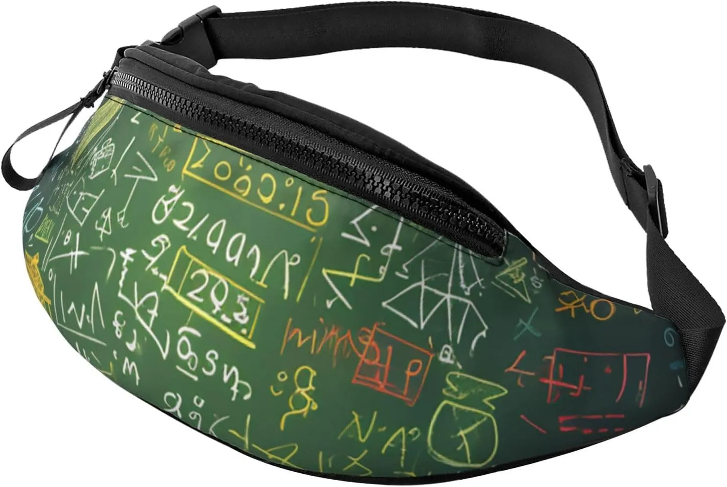 Math question Fanny Pack for Man Women Waist Bag Adjustable Belt Casual Chest Bag Bum Bags for Travel Sports Running Hiking Waist Packs