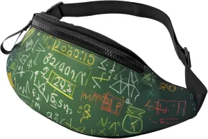 Math question Fanny Pack for Man Women Waist Bag Adjustable Belt Casual Chest Bag Bum Bags for Travel Sports Running Hiking Waist Packs