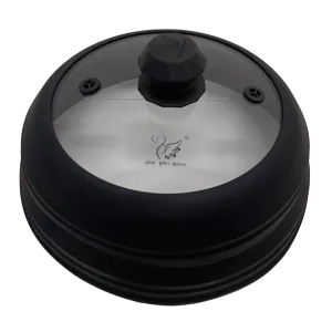 Microwave Vented Glass Cover and Multifunction Silicone Splatter Guard Lid