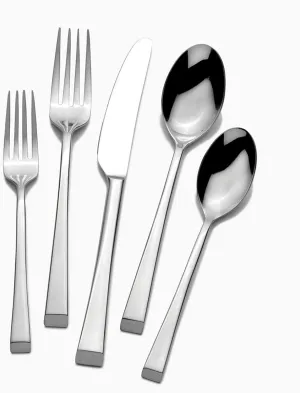 Mikasa Rockford Heavy-Weight Forged 18.0 Stainless Steel 42 Piece Cutlery Set, Service for 8