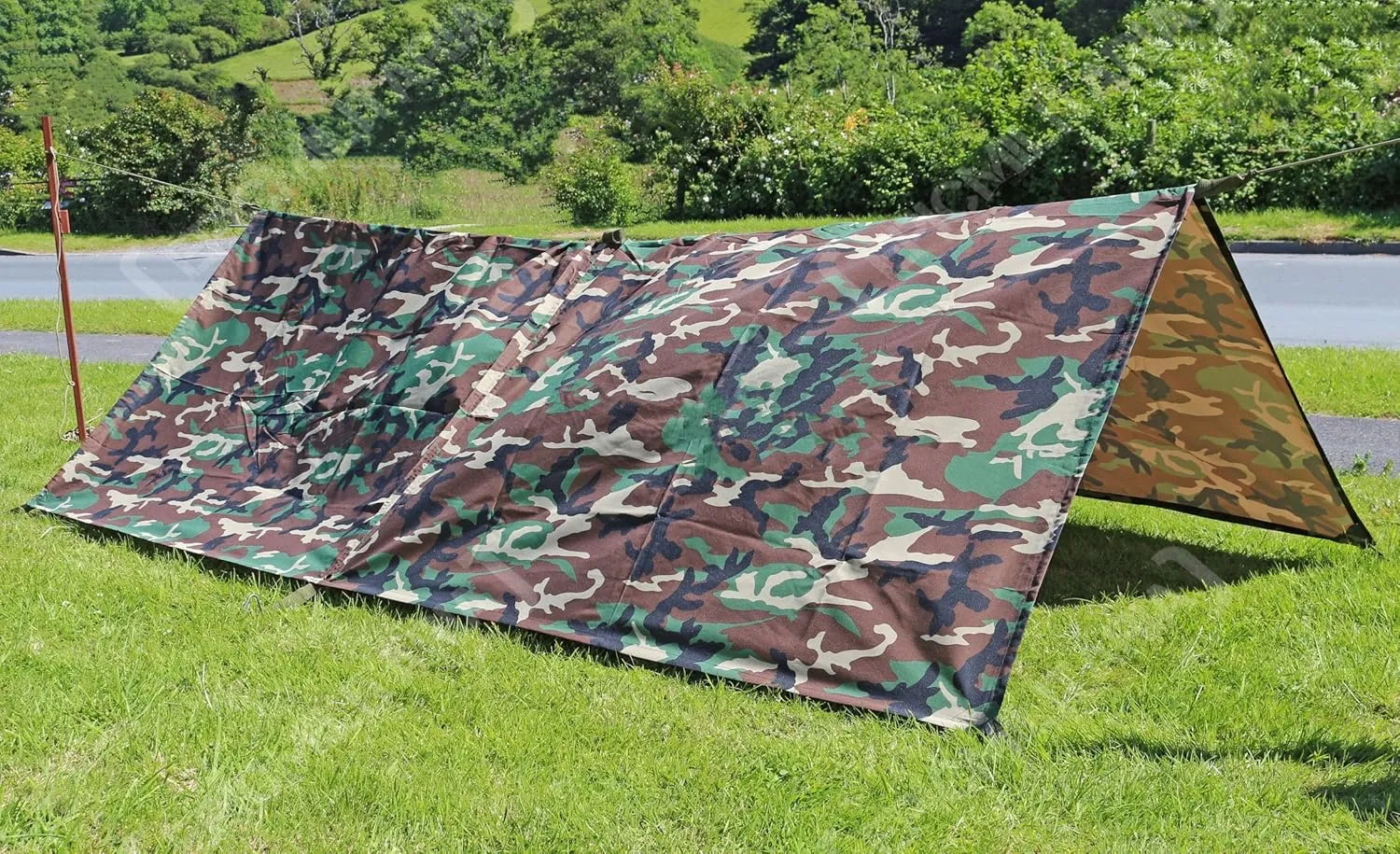Mil-Tec Unisex - Adult Tarp Multipurpose Tarpaulin, Camouflage, One Size