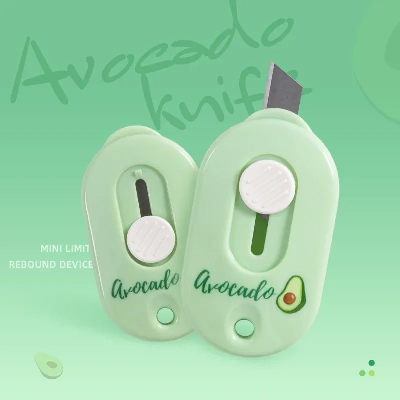 Mini Avocado Alloy Blade Utility Knife