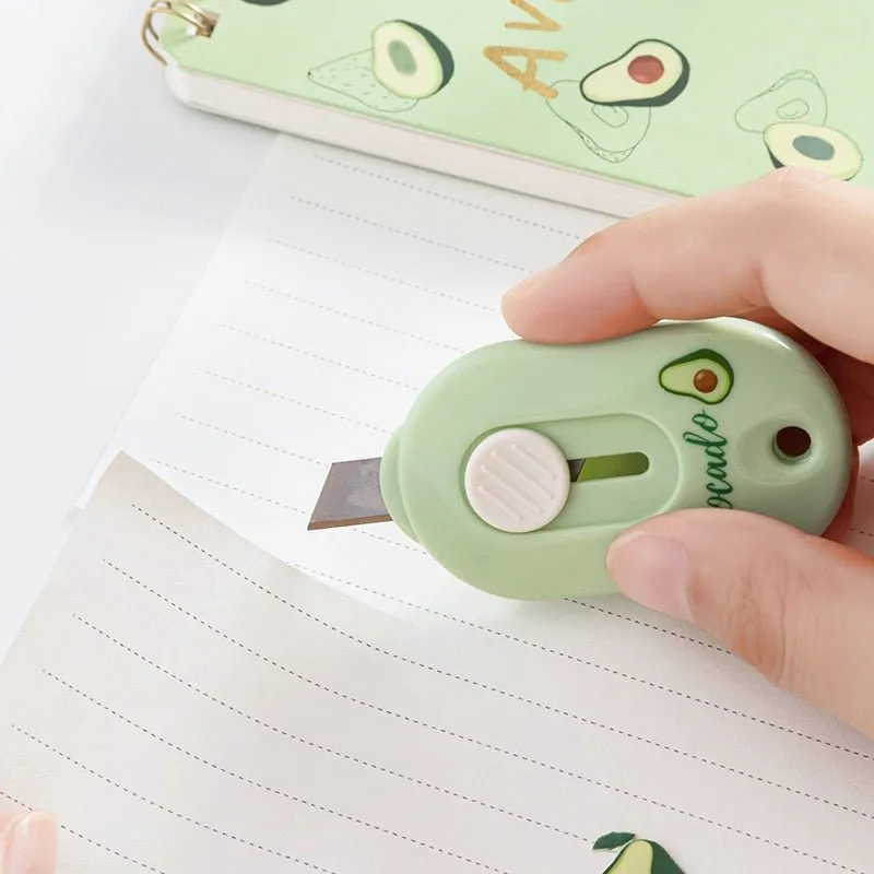 Mini Avocado Alloy Blade Utility Knife