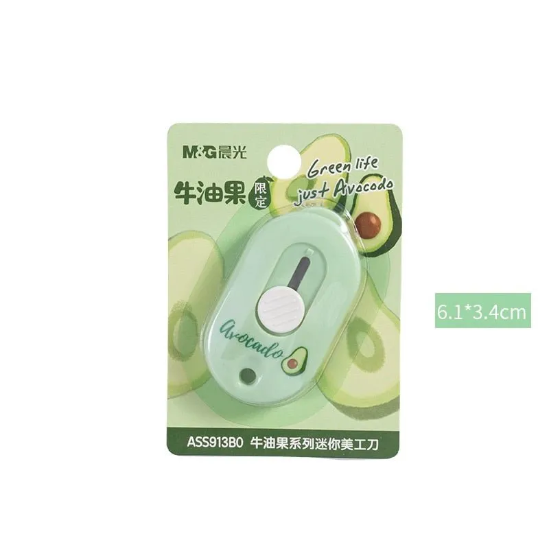Mini Avocado Alloy Blade Utility Knife