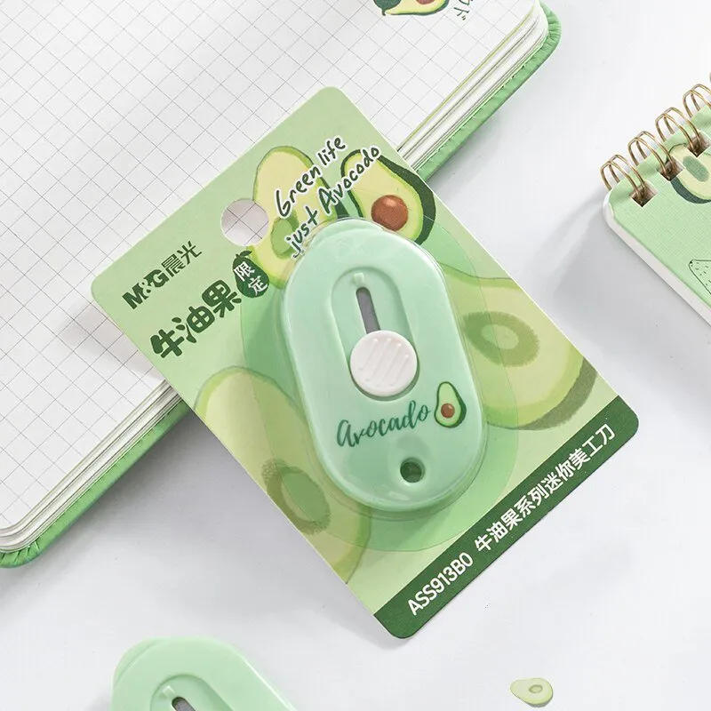 Mini Avocado Alloy Blade Utility Knife