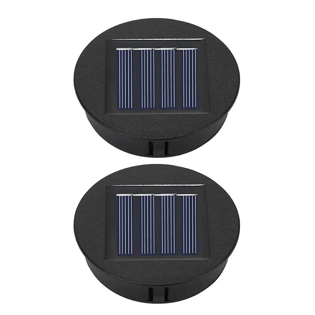 Modern LED Solar Lights Replacement Tops for Outdoor Hanging Lanterns - Waterproof Garden Pathway Lighting Accessories